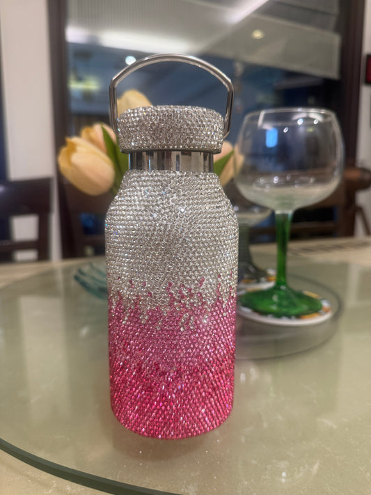 Zyviro Ombré Crystal Bling Insulated Water Bottle