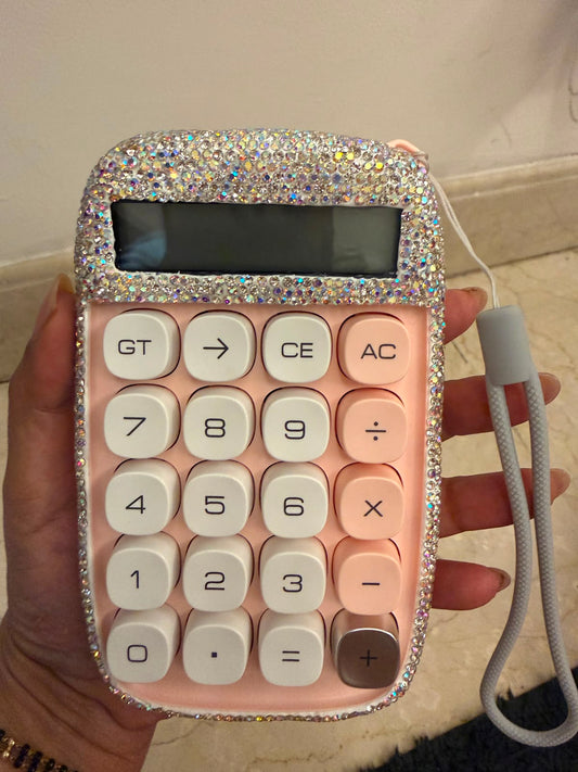 Zyviro Pastel Crystal Retro Mechanical Calculator