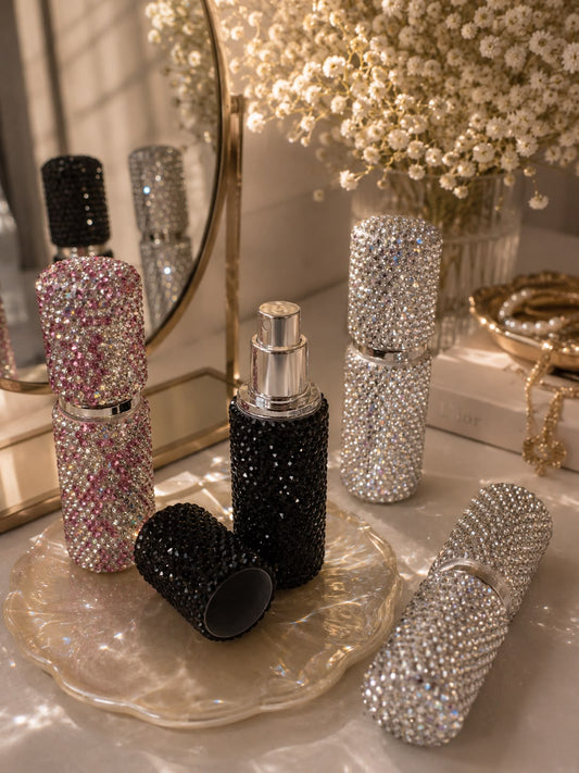 Zyviro Diamond Mist Crystal Refillable Perfume Atomizer