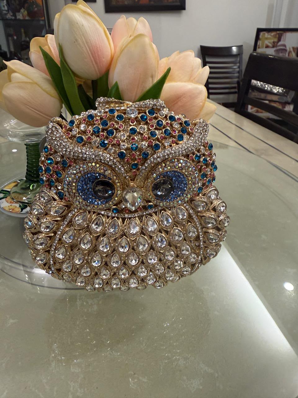 Zyviro Crystal Minaudière Statement Evening Clutch Collection